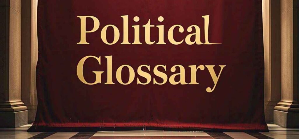 political glossary image