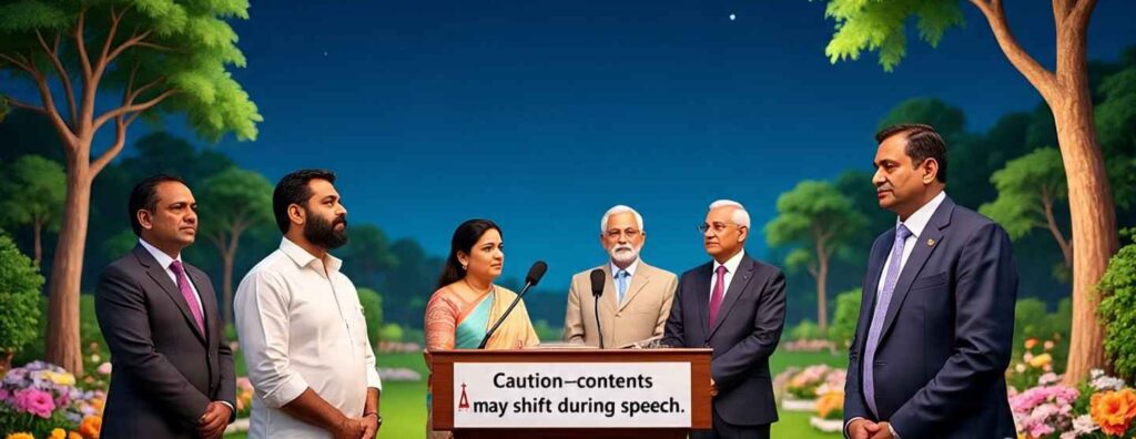 Politicians should come with a warning label: “Caution—contents may shift during speech.”:Latest Political Jokes for WhatsApp