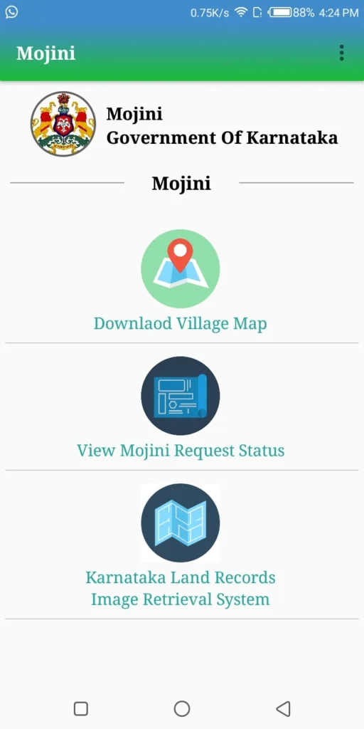 Mojini android app